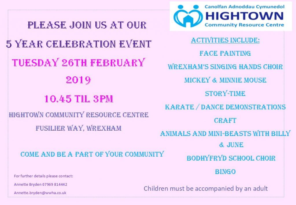 Hightown Resource Centre - 5 Year Celebration Event - Victoria CP ...